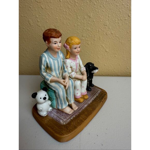 Norman Rockwell Santas Visit 1986 Limited Addition Fine Porcelain collectibles 6 - Picture 8 of 12